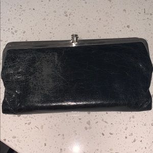 EUC Hobo Wallet black leather